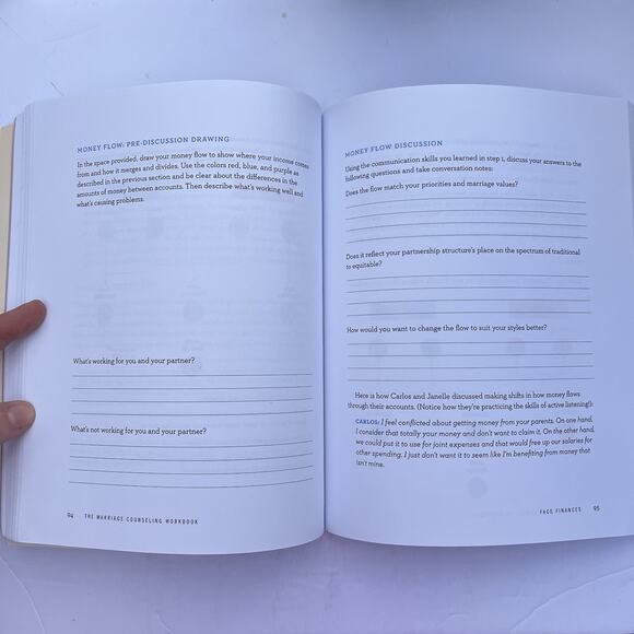 Marriage Counseling Workbook Emily Cook Paperback 8 Steps to a Strong and Lastin - Picture 5 of 7